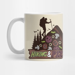 Hiking and Pizza Mug